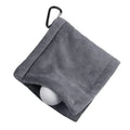 Toalla de Golf 14x14cm con Mosquetón | Alta Absorción