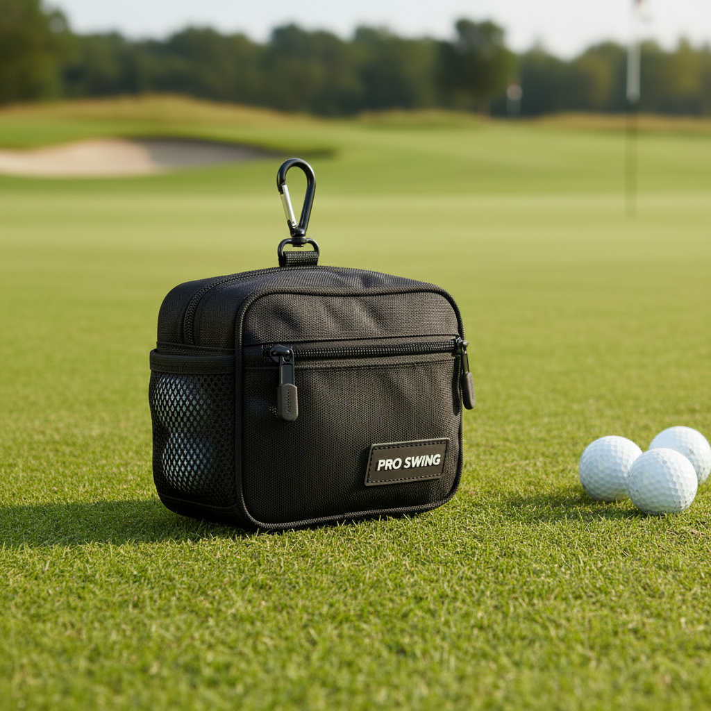 Bolsa limpiadora de palos de golf - Negro